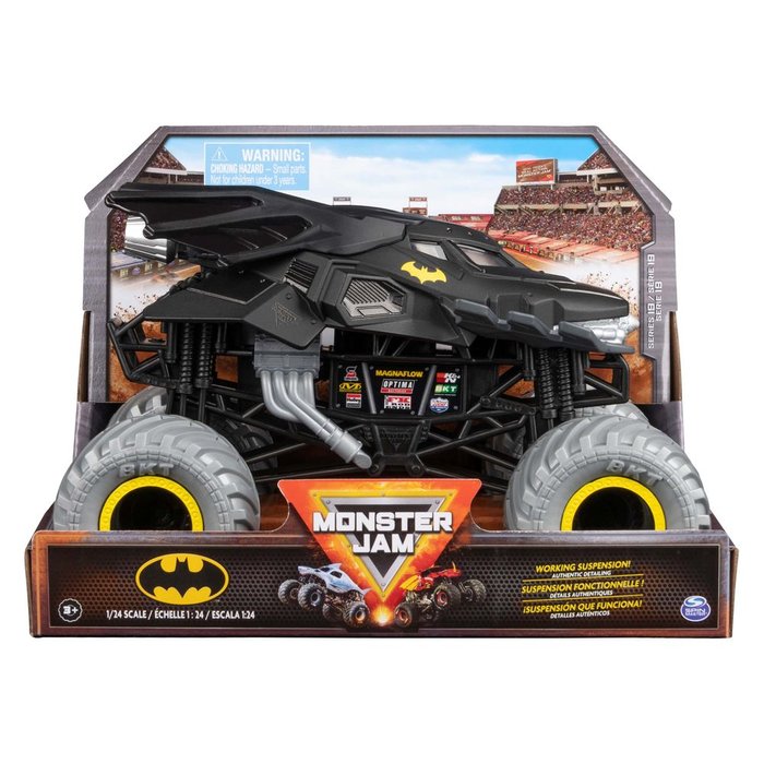 MONSTER JAM VEHICULO DIE CAST BATMAN 1:24 | SPIN MASTER MONTER JAM | 1 UNIDAD | 778988488652 Imagen principal del producto