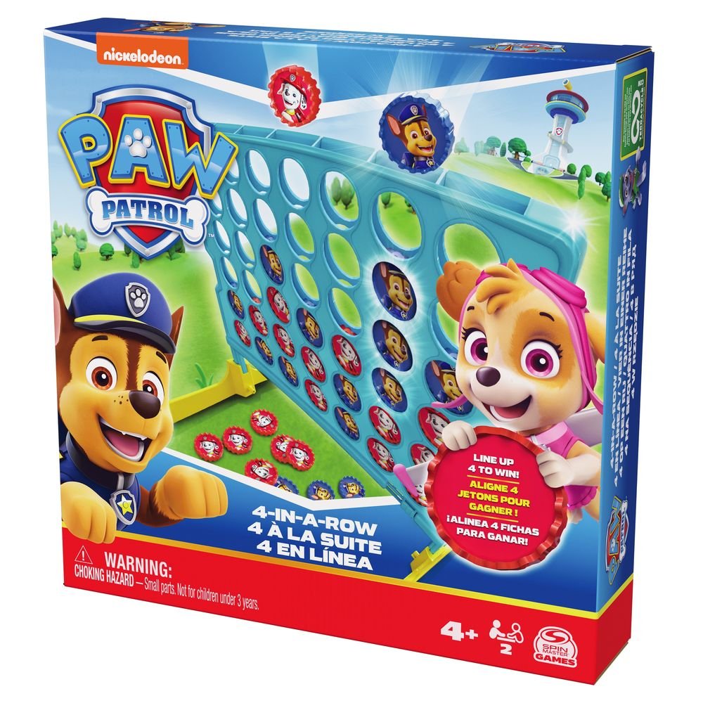 Juego de Mesa 4 en Raya Patrulla Canina