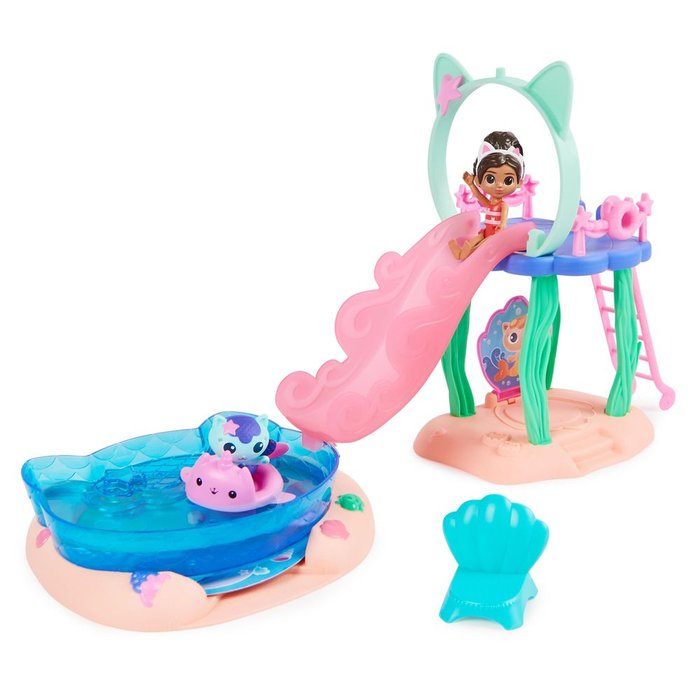 LA CASA DE MUÑECAS GABBY PLAYSET PISCINA GABBY Y SIREGATA | SPIN MASTER GABBY'S DOLLHOUSE | 1 UNIDAD | 778988492598 Imagen principal del producto