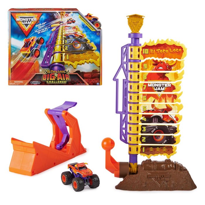 Monster Jam Playset Toro Loco Big Air Challenge 1:64 Spin Master