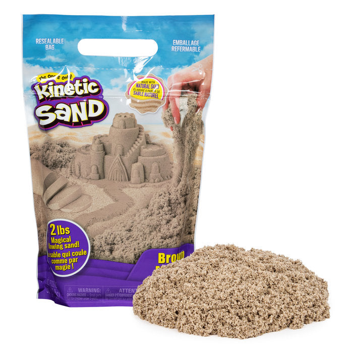 KINETIC SAND BOLSA ARENA MARRON | SPIN MASTER KINETIC SAND | 1 UNIDAD | 778988570197 Imagen principal del producto