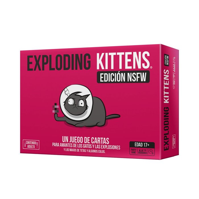 Juego de Cartas Exploding Kittens NSFW Asmodee Juegos