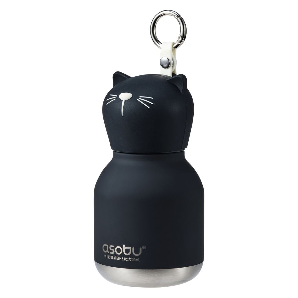 Botella Asobu Bestie Gato Negro 200 ml Marca Asobu