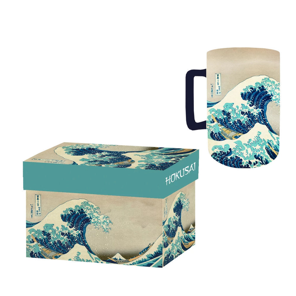 Taza Gran Ola Hokusai en Caja de Regalo ENESCO Imagen principal del producto