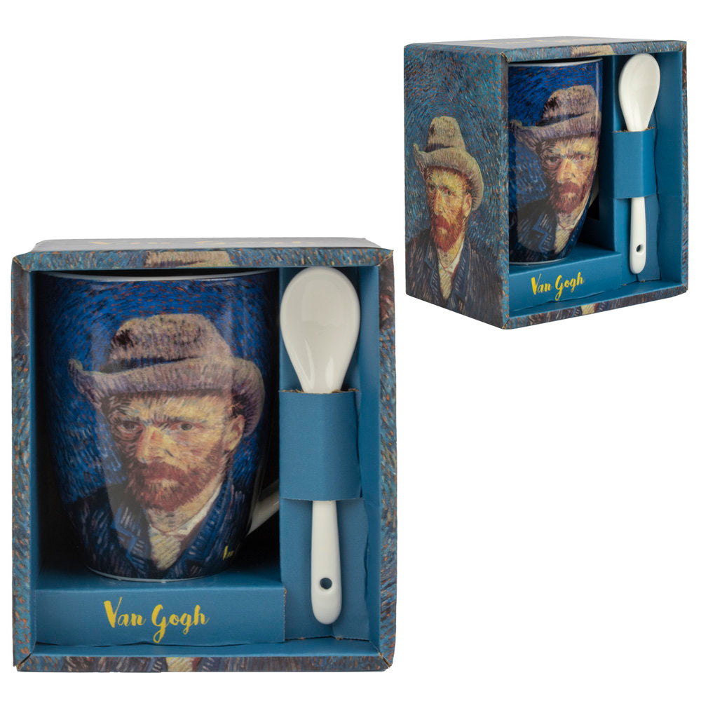 Taza con Cuchara Autorretrato Van Gogh Enesco Imagen principal del producto