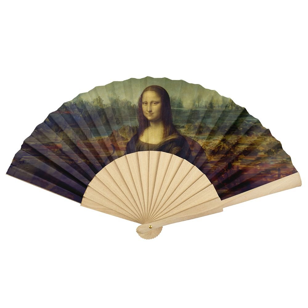 Abanico Estampado Mona Lisa ENESCO Imagen principal del producto