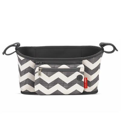 Bolso Organizador Cochecito Gris y Blanco SKIP HOP Imagen principal del producto