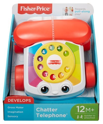 Teléfono Carita Divertida Fisher Price marca Fisher Price Mattel