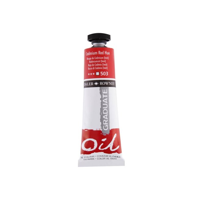 OLEO GRADUATE 38ML CADMIUM ROJO HUE | 3 UNIDADES | (DALER ROWNEY) Imagen principal del producto