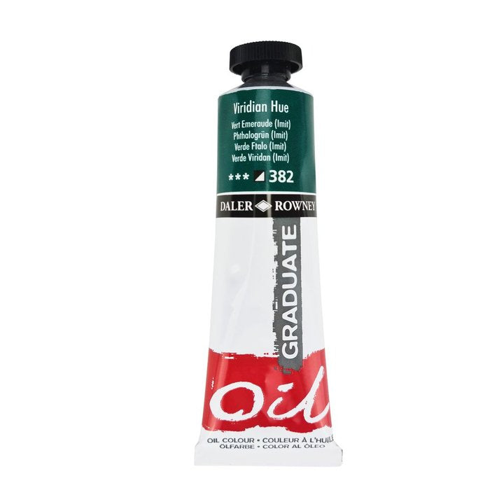 OLEO GRADUATE 38ML VIRIDIAN HUE | 3 UNIDADES | (DALER ROWNEY) Imagen principal del producto