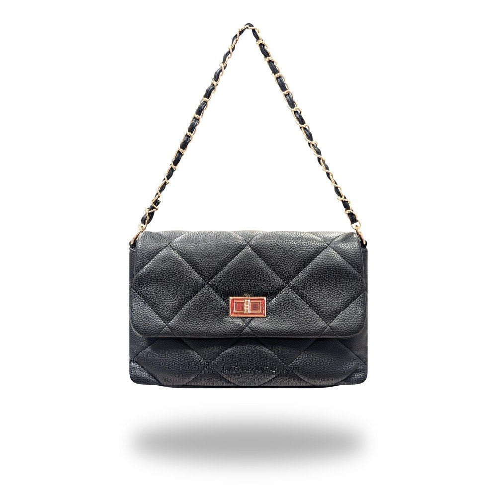 Bolso mujer negro acolchado bandolera Travel Fantasy