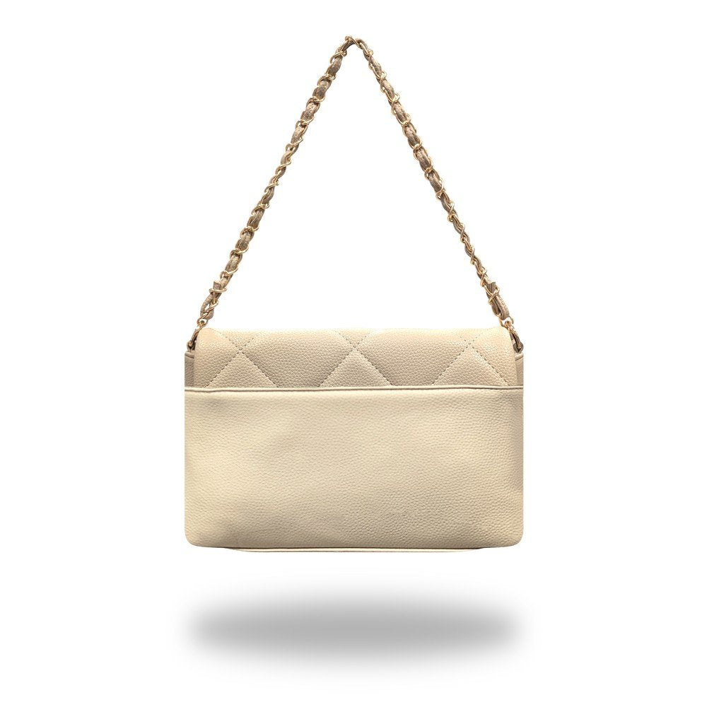 Bolso mujer beige acolchado bandolera Travel Fantasy