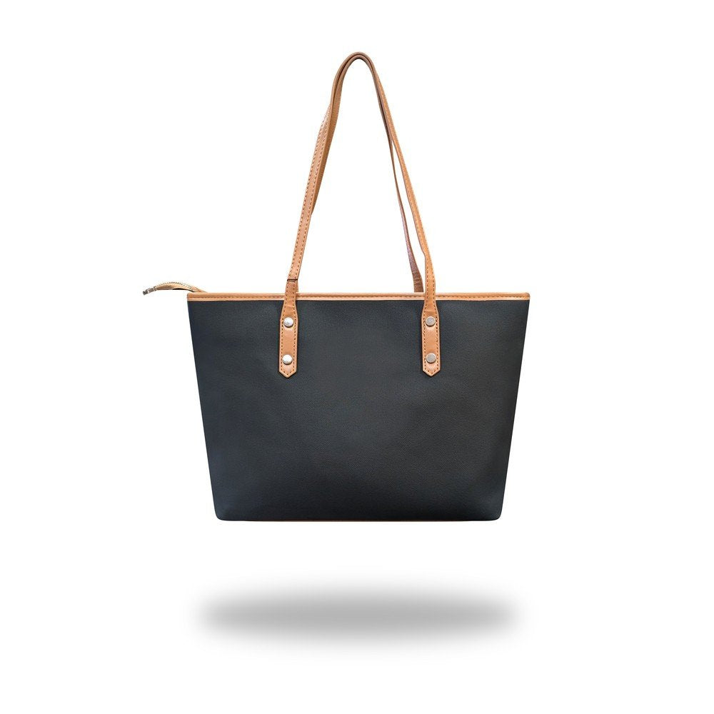 Bolso mujer 2 asas cremallera negro Travel Fantasy