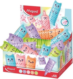 Marcadores Fluorescentes Maped Pack 48 para manualidades y estudio