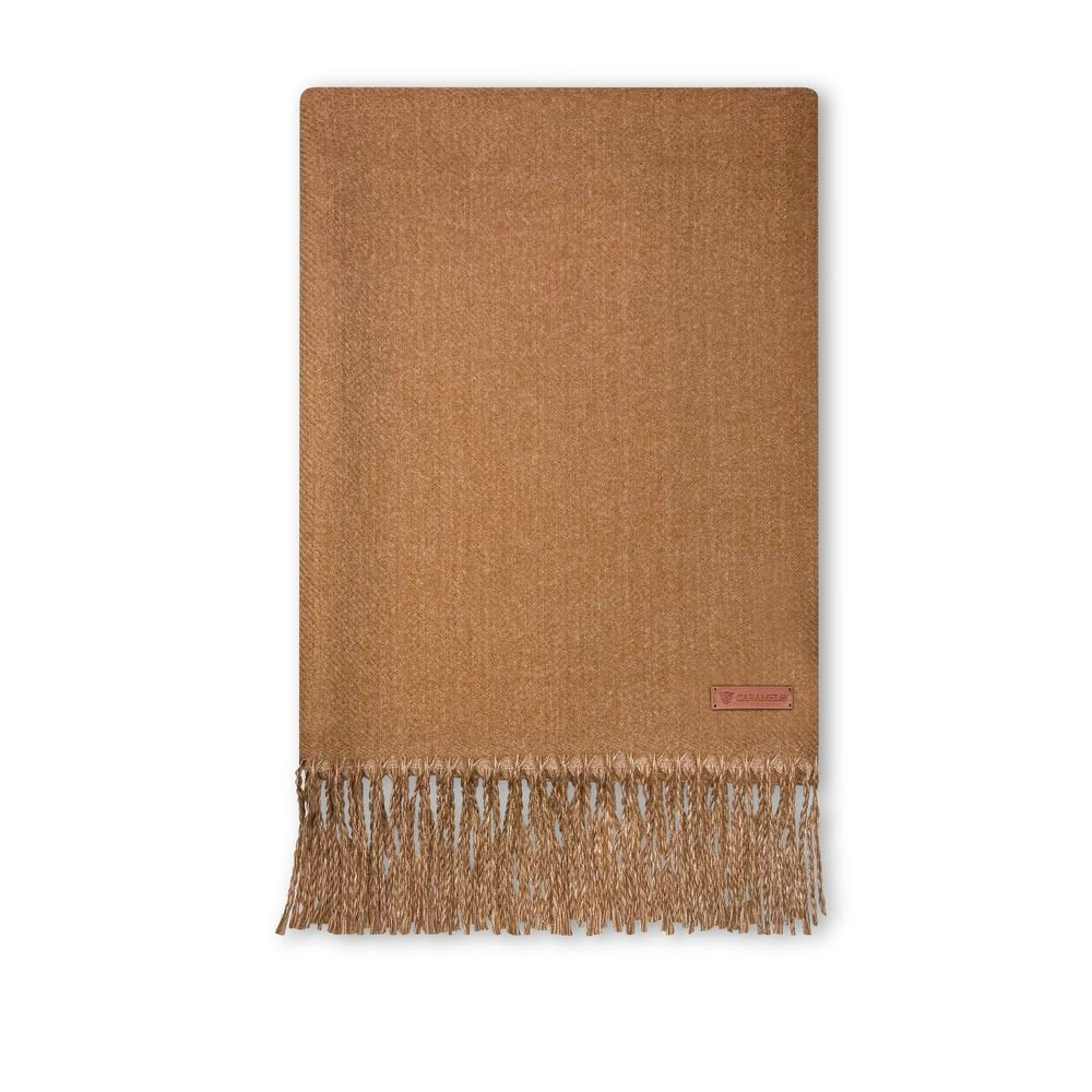 Bufanda mujer caramelo mostaza marca Caramelo Travel Fantasy Imagen principal del producto