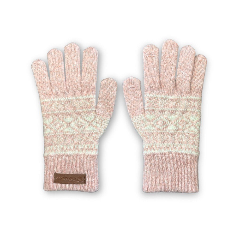 Conjunto 3 piezas mujer rosa jaspeado Caramelo