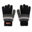 Guantes Hombre Estampados Greca Caramelo