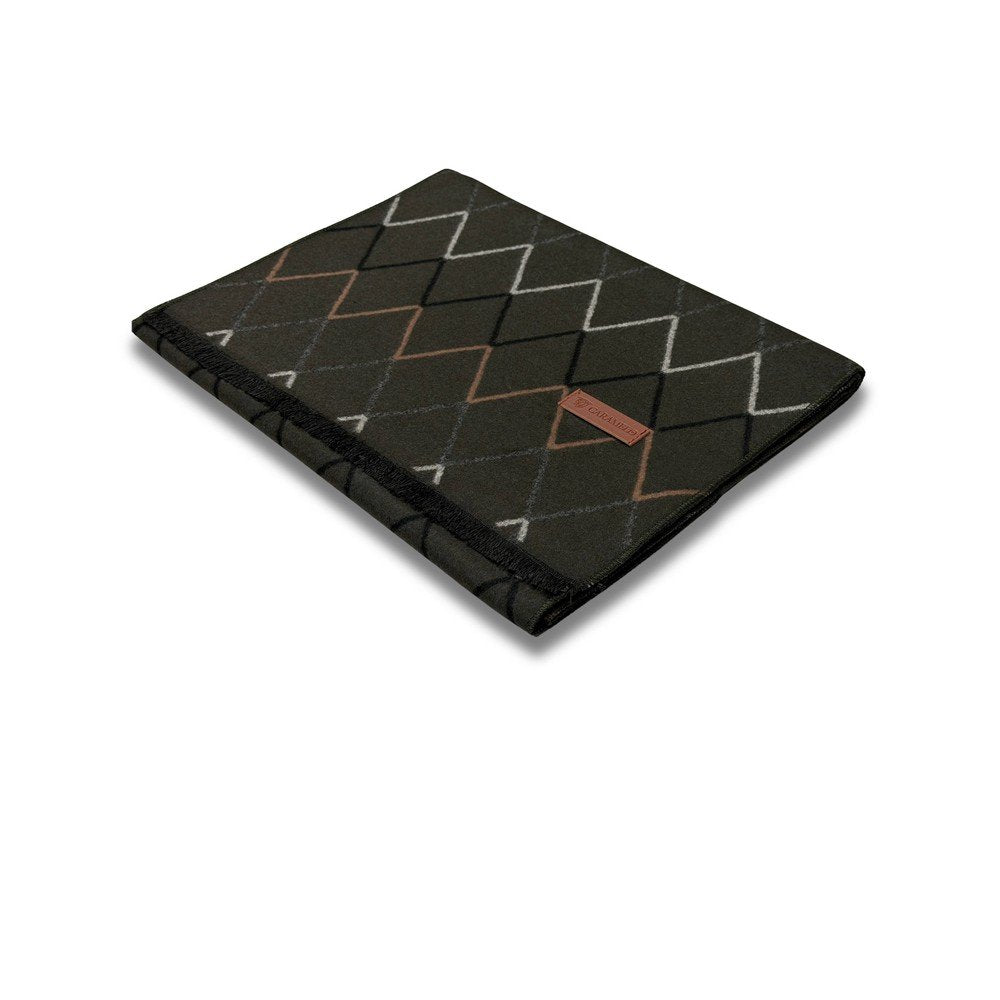 Bufanda hombre estampada greca Caramelo Travel Fantasy