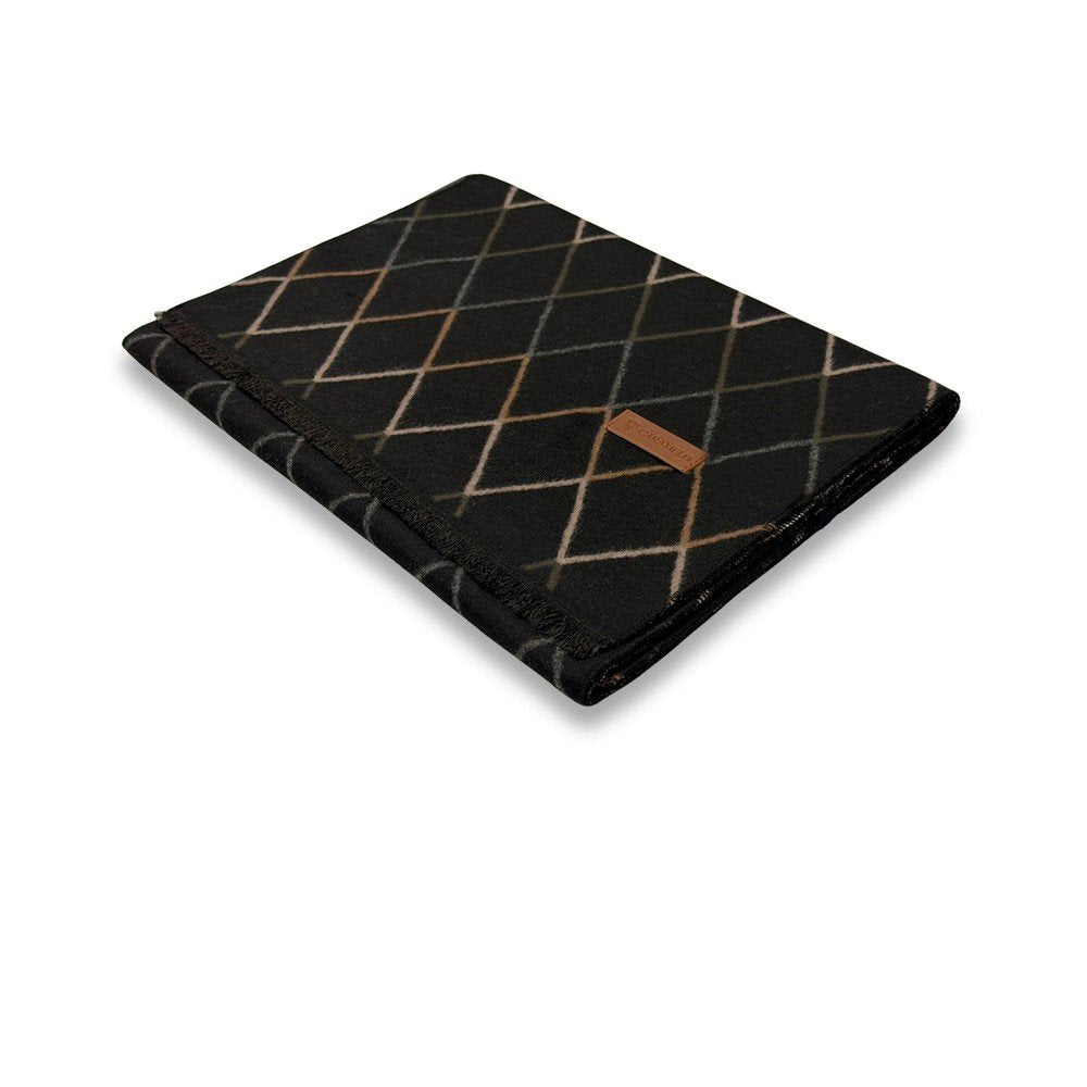 Bufanda hombre estampada greca Caramelo Travel Fantasy