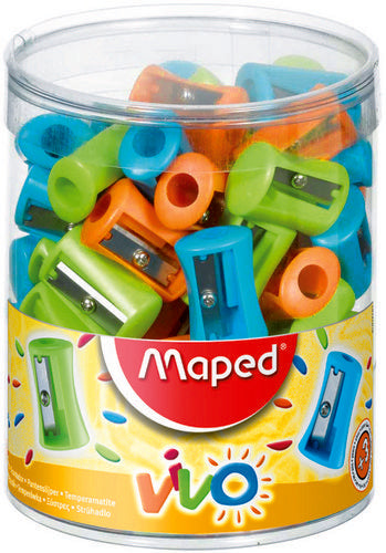 AFILALAPIZ MAPED VIVO SENCILLO PLASTICO | 75 UNIDADES | (MAPED) Imagen principal del producto