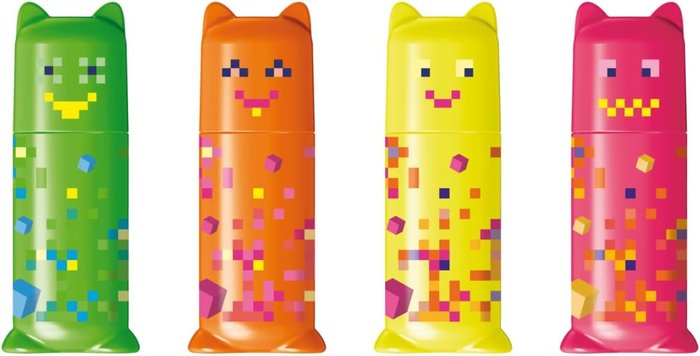 Marcadores Fluorescentes Exp 48 Pixel Party Ass Display Maped Creativ Imagen principal del producto