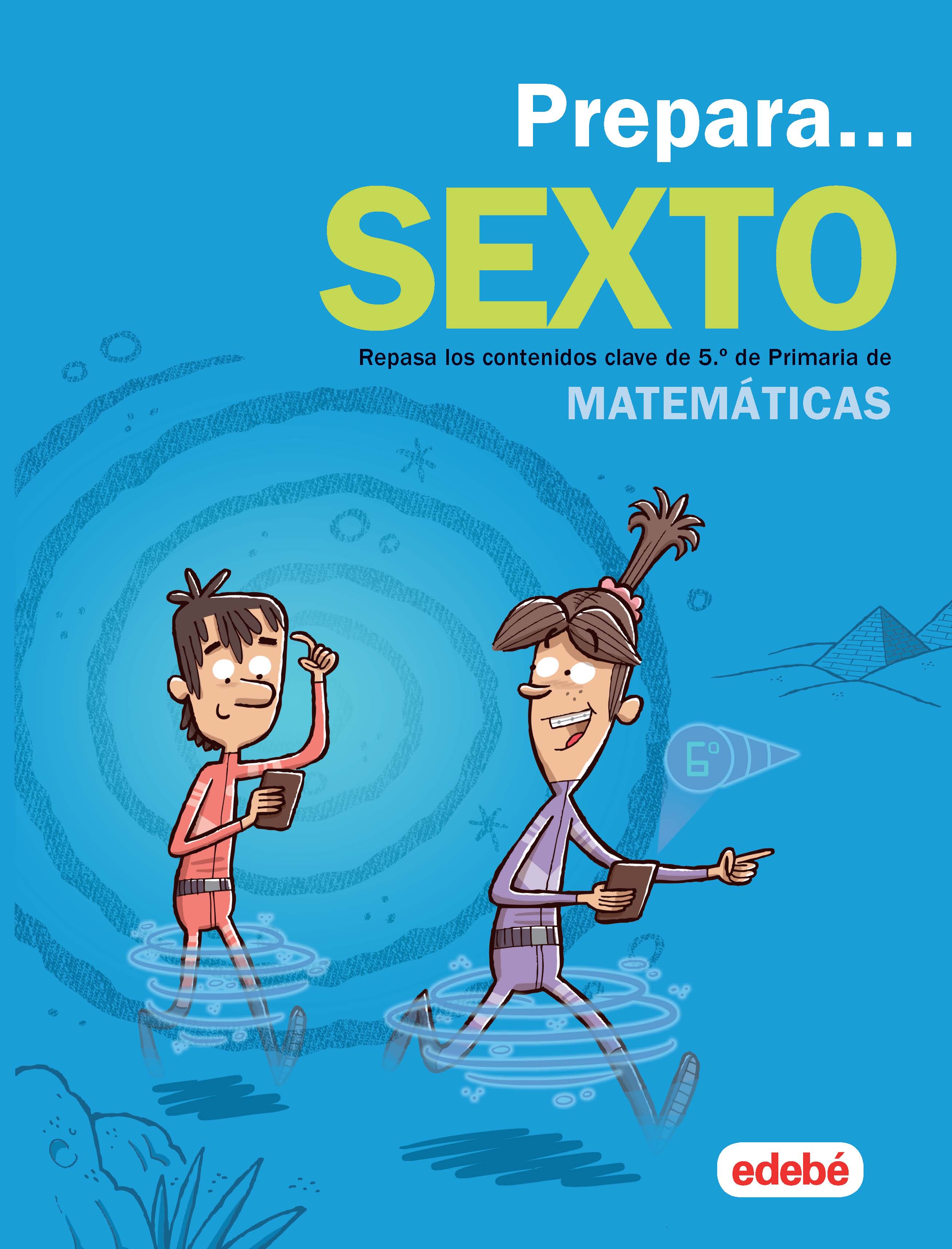 Prepara Matemáticas 6: Repasa los Contenidos Clave de 5.º de Primaria de Matemáticas Imagen principal del producto