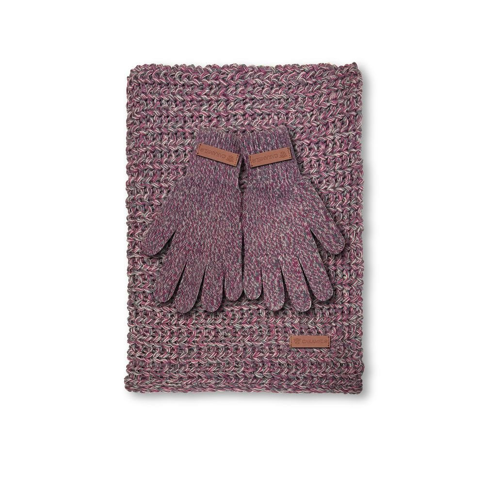 Conjunto cuello y guantes Caramelo Travel Fantasy rosa
