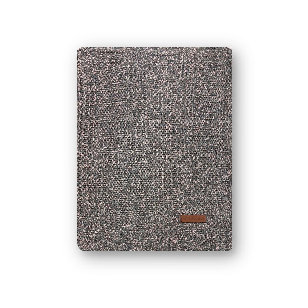 Cuello mujer Caramelo rosa trenzado