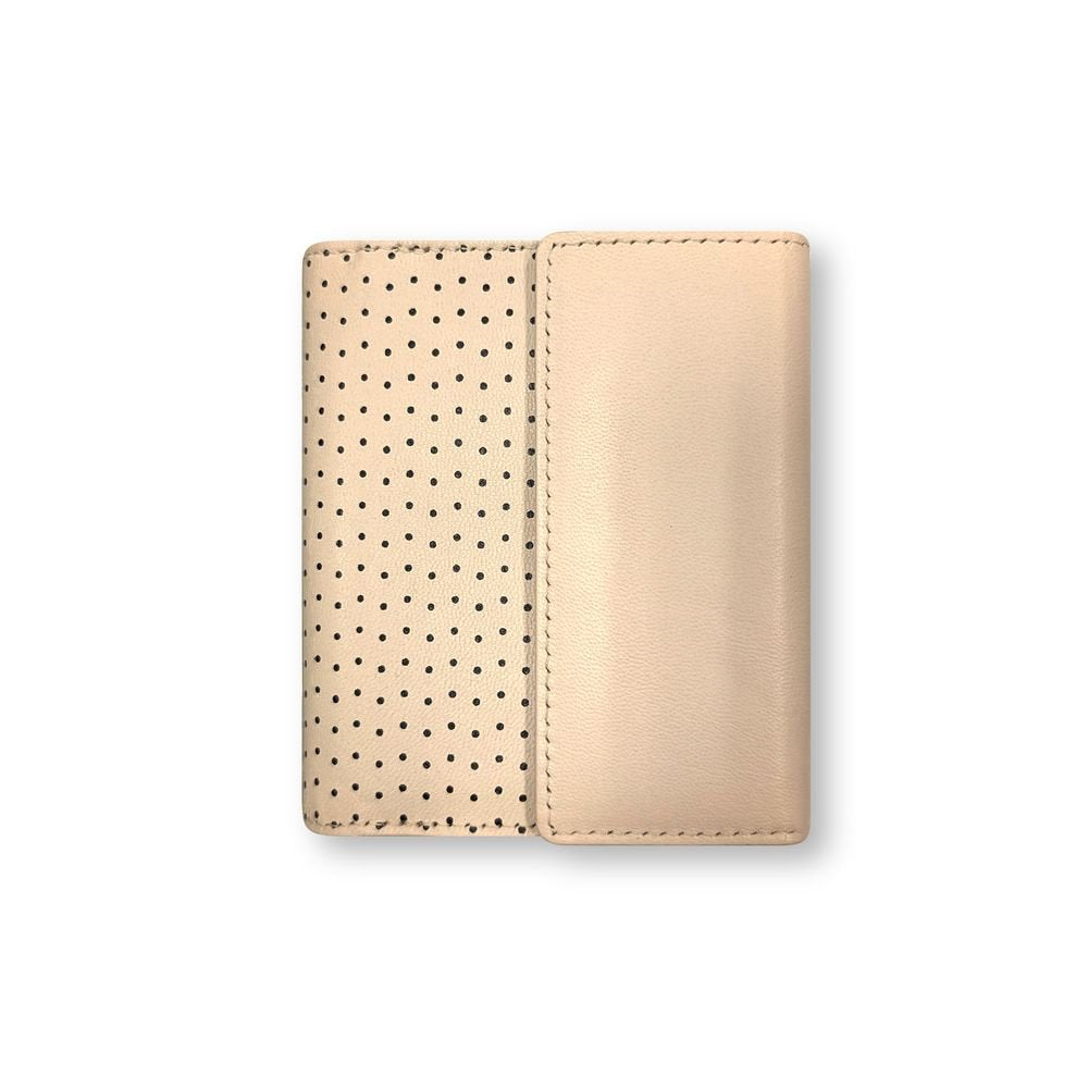 Cartera piel mujer Bogotá beige lunares - Travel Fantasy