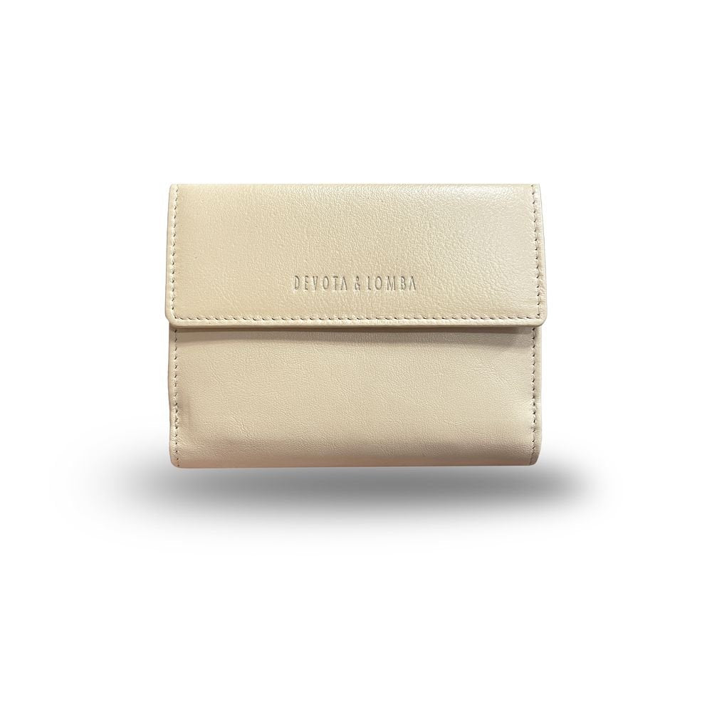 Cartera piel mujer Devota & Lomba taupe y beige