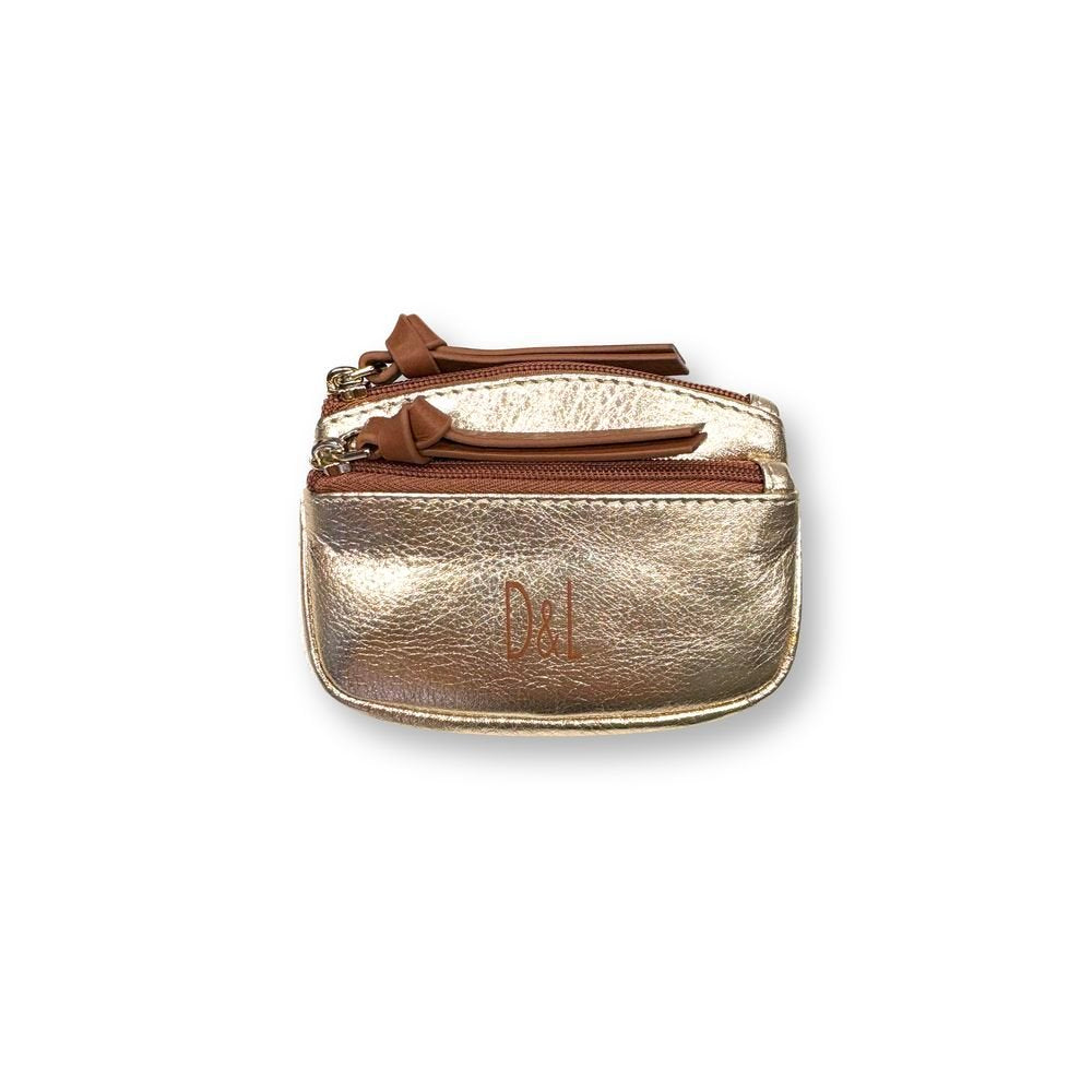 Monedero Piel Mujer Kioto Dorado D&l Marca Travel Fantasy Devota y Lomba