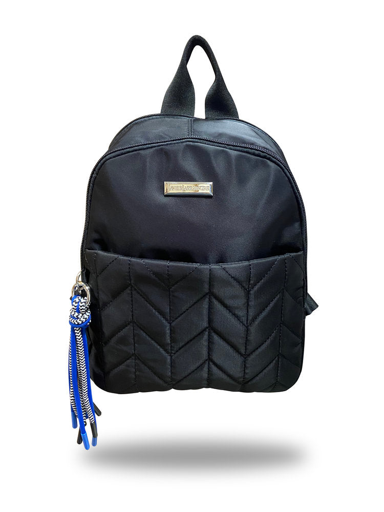 MOCHILA ESPIGA MUJER JAVIER LARRAINZAR NEGRO | TRAVEL FANTASY
