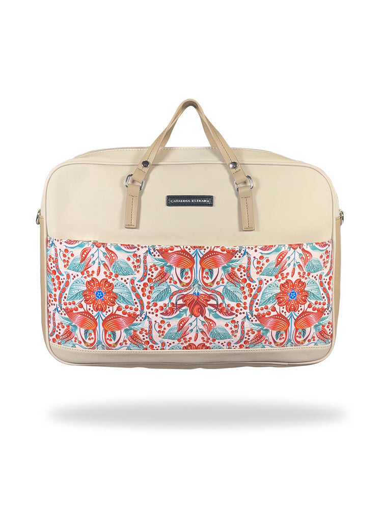 BOLSO PORTAORDENADOR CATALINA ESTRADA FRIJOL | CARAMELO TRAVEL FANTASY | 1 UNIDAD | 1812202400033 Imagen principal del producto