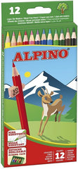 LAPIZ ALPINO 654 12 COLORES LARGO | 12 UNIDADES | (ALPINO)