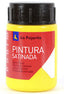 C/6 bote pintura satinada la pajarita amarillo oro 35ml base latex