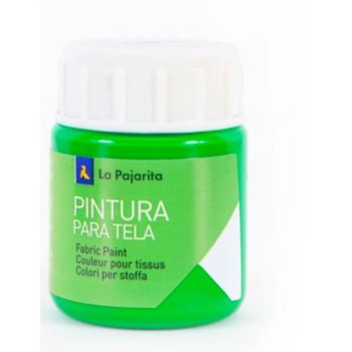 Pintura Tela 25ML Verde Primavera La Pajarita Imagen principal del producto