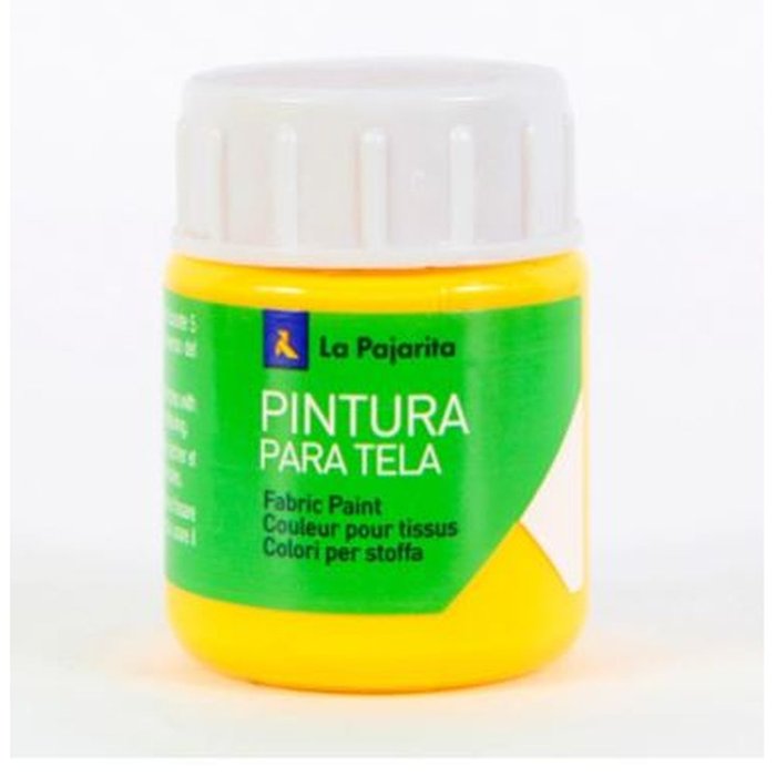 Pintura Tela 25 ml Amarillo Real La Pajarita Imagen principal del producto