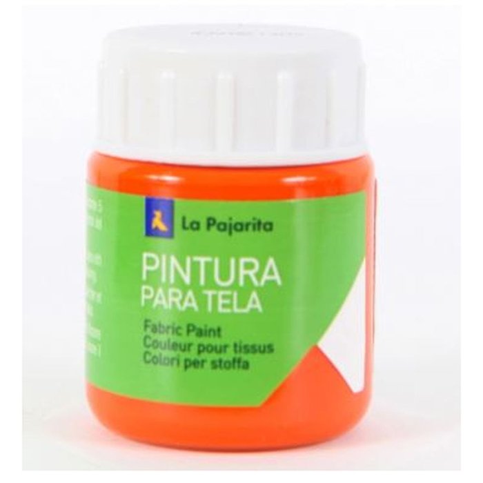 Pintura Tela 25ML Naranja La Pajarita Imagen principal del producto