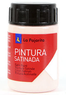 C/6 Bote Pintura Satinada La Pajarita Carne Latex