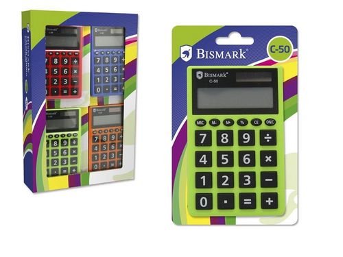 Calculadora Bismark C-52 8 Dígitos Colores Surtidos POESSA