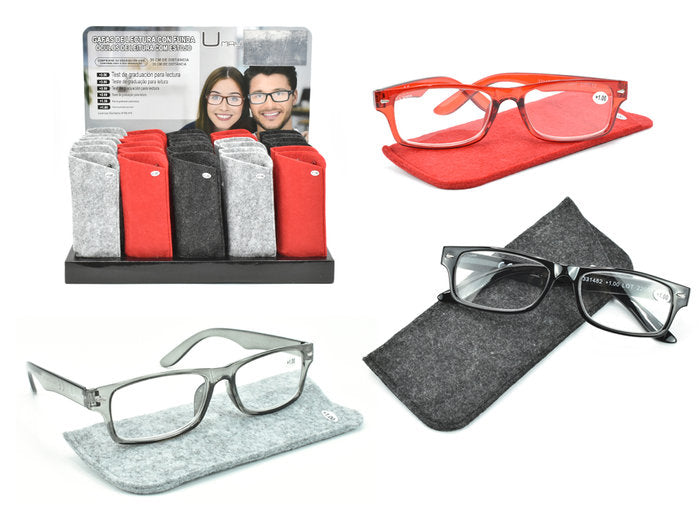 Expositor 30 gafas lectura unisex Classic Elegance