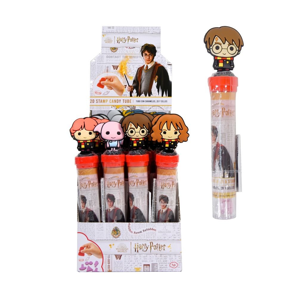 Sello Harry Potter Midel Tubo 2D con Caramelos Miguelañez