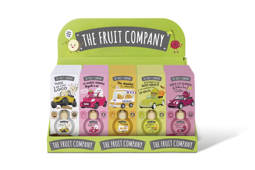 Expositor Sobremesa 35 Ambientador Coche Tfrc Marca The Fruit Company