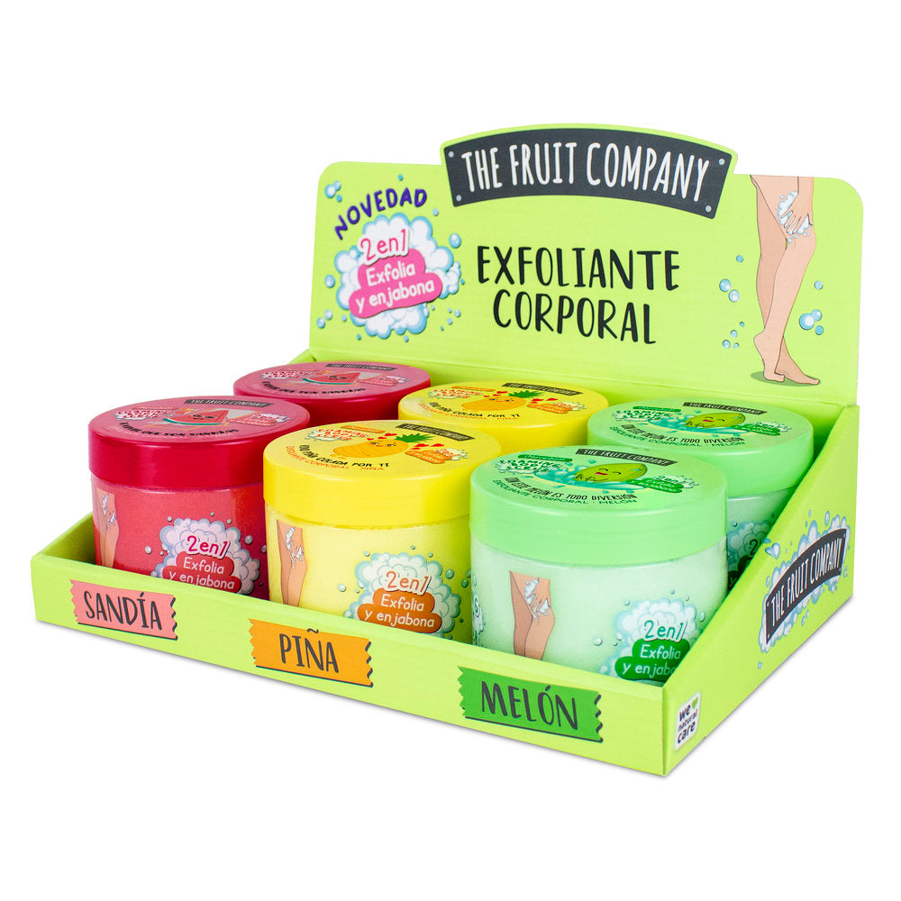 Expositor 6 exfoliante corporal 2en1 THE FRUIT COMPANY Imagen principal del producto