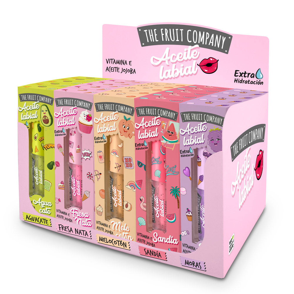 Expositor sobremesa 12 cremas corporales surtidas The Fruit Company