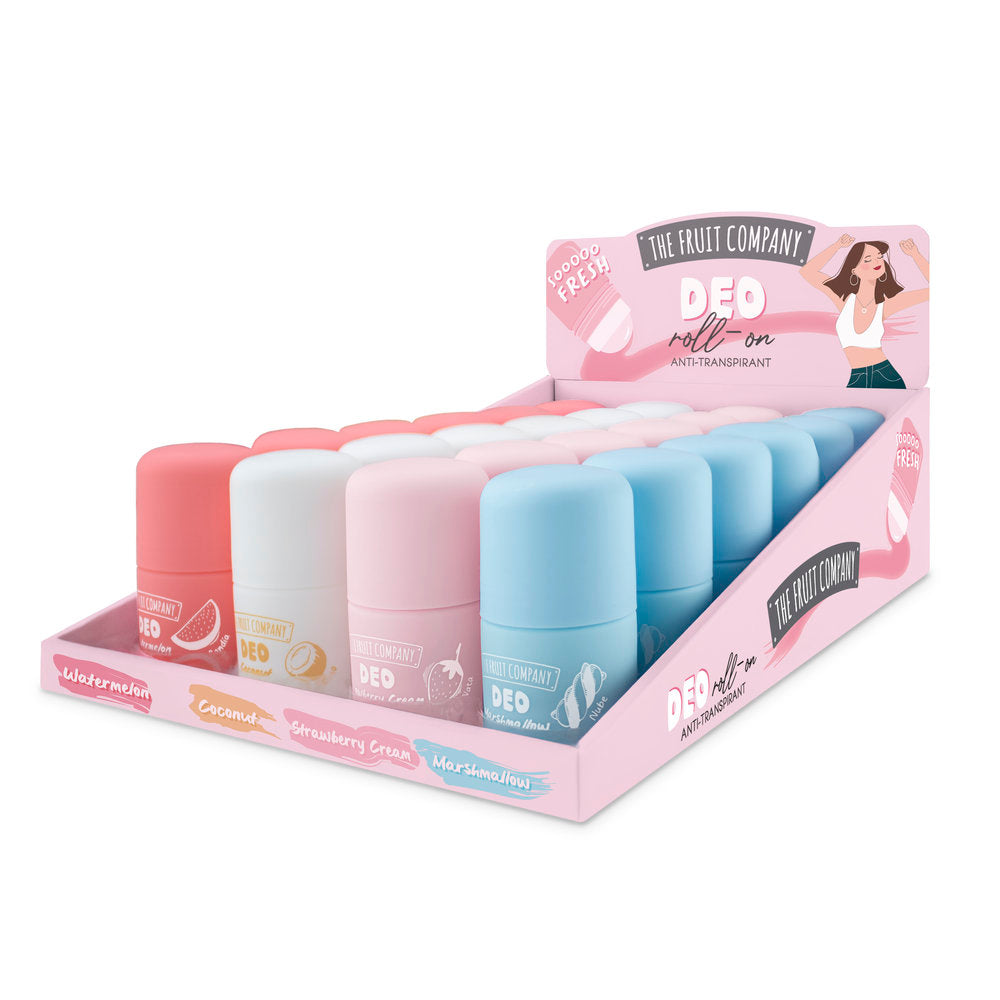 Expositor 24 Desorante Rollon Antitranspirante Soft Touch S Marca The Fruit Company Imagen principal del producto