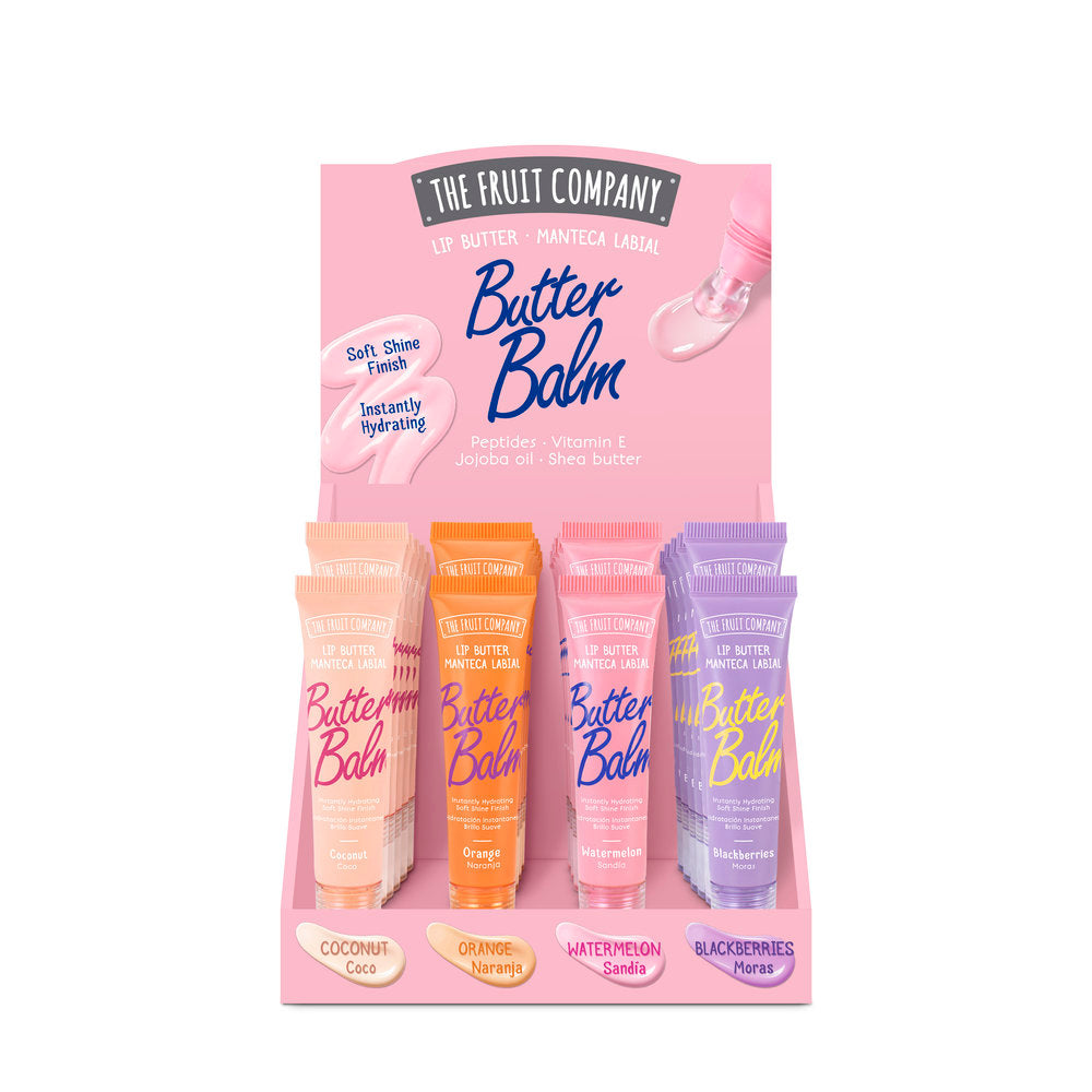 Expositor 24 Manteca Labios Pack surtido de 4 unidades The Fruit Company Imagen principal del producto