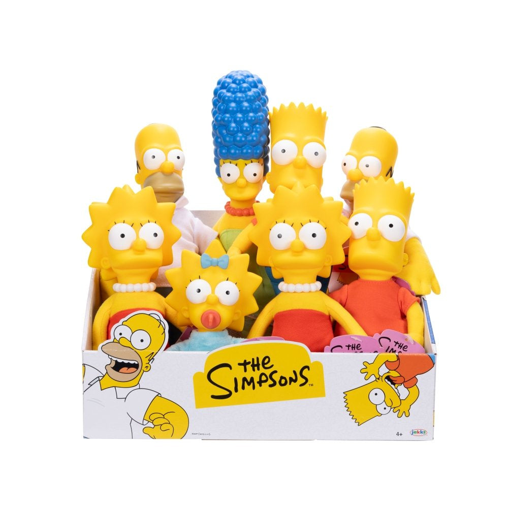 LOS SIMPSONS SURTIDO DE PELUCHES DE 30 CM SERIE 1 | JAKKS PACIFIC | 1 UNIDAD | 1929951754574 Imagen principal del producto