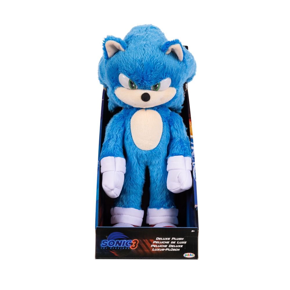 PELUCHE DELUXE SONIC DE 35 CM | JAKKS PACIFIC | 1 UNIDAD | 1929954247158 Imagen principal del producto