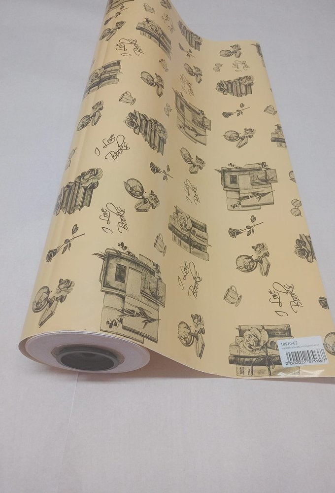 BOBINA PAPEL REGALO 62CM I LOVE BOOKS | MANIPULADOS DE PAPEL EUROPA S, | 1 UNIDAD | 2000022579667